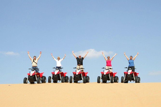 Dubai Red Dunes Safari by Quad Bike, Sand boarding, Camel Ride & BBQ Dinner - Key Points