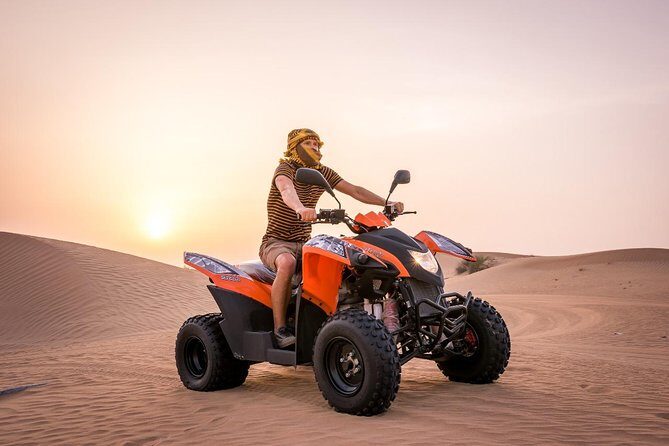Dubai Red Dunes Safari by Quad Bike, Sand boarding, Camel Ride & BBQ Dinner - FAQs