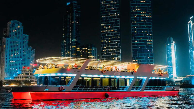 Dubai: Sunset or Dinner Cruise with Live Music & Open Bar - The Route and Sights