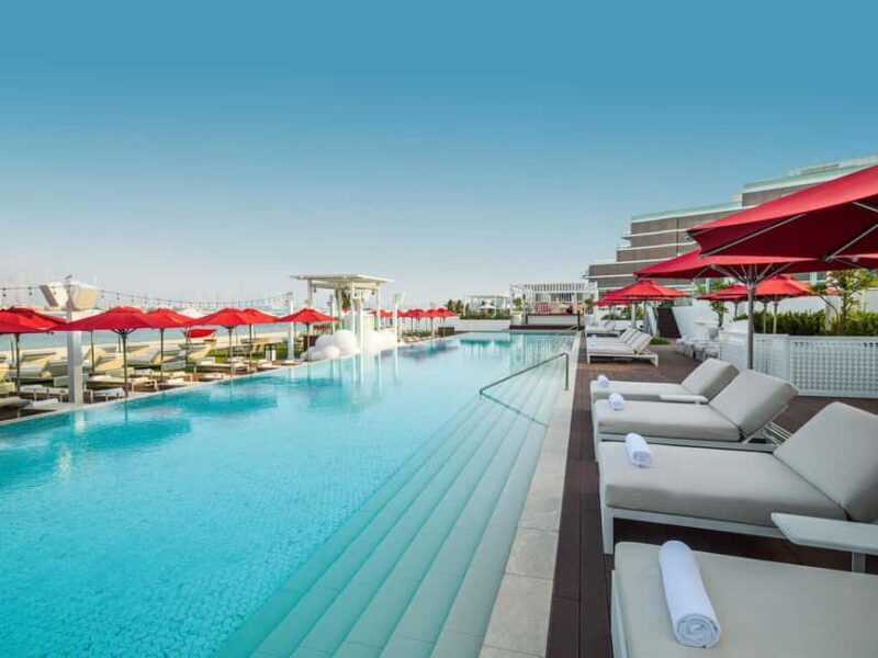 Dubai: The Palm 3-Course Set Menu Meal and Beach Club Access - Key Points