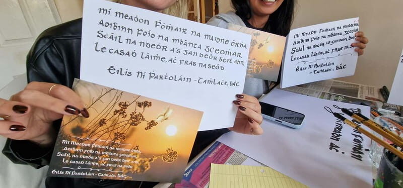 Dublin: Learn and Experience Cló Gaelach - An In-depth Look at the Cló Gaelach Tour