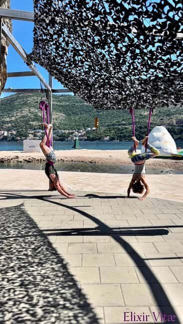Dubrovnik: Private Aerial Fitness Class on the Beach - An Overview of the Experience