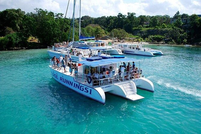 dunns-river-falls-party-cruise-blue-hole-with-snorkeling-free-beverages
