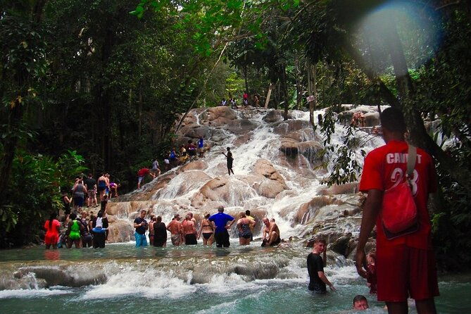 dunns-river-falls-party-cruise-blue-hole-with-snorkeling-free-beverages