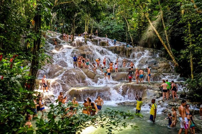 dunns-river-falls-zipline-bamboo-rafting-horseback-ride-tour