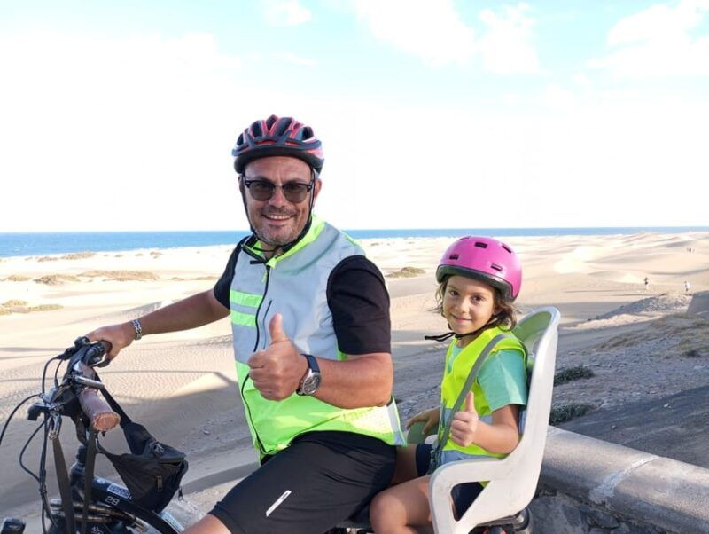 e-bike-family-tour-sightseeing-maspalomas-playa-del-ingles