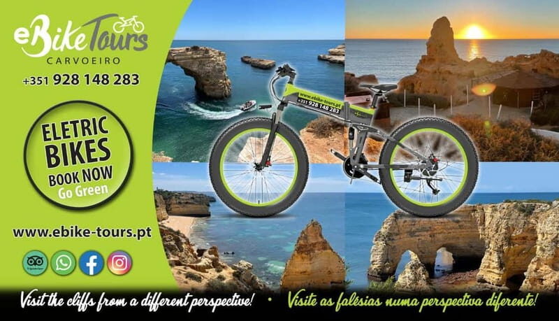 E-bike tours through the magnificent cliffs of Benagil and E-bike rental - FAQs
