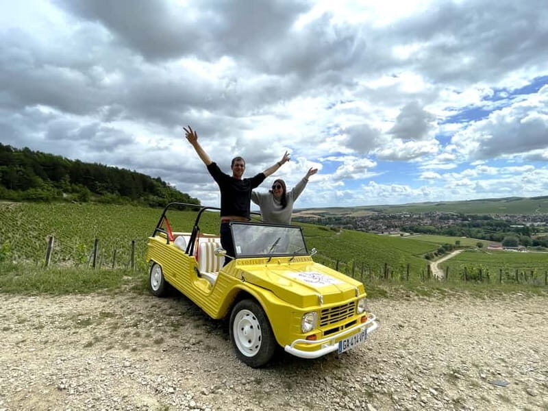 e-Mehari Tour and tasting Chablis Clotilde Davenne - Key Points