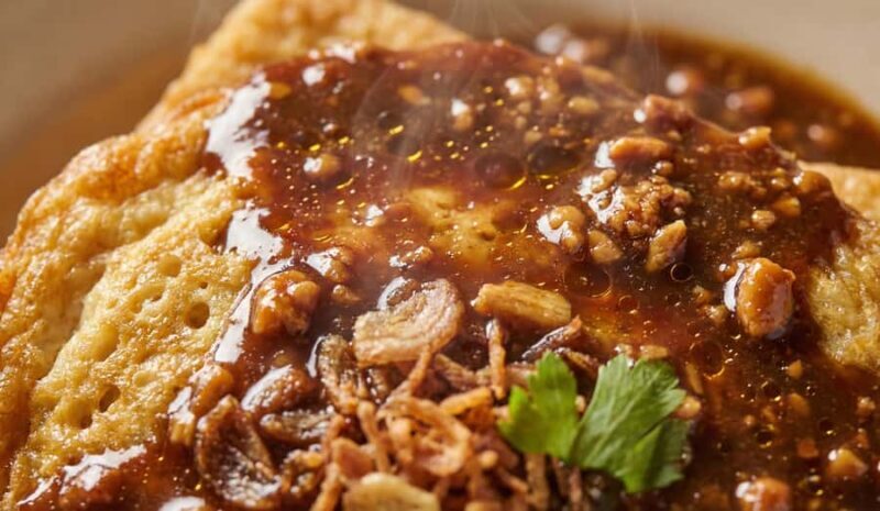 East Javanese Tofu Omelette with Peanut Sauce Class - Key Points