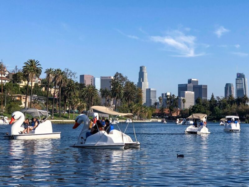 Echo Park Lake: Swan Pedal Boat Rental - The Sum Up