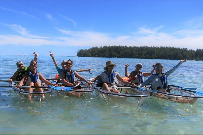 Eco guided excursion to the lagoon of Moorea in transparent kayak 1/2 day morning - Frequently Asked Questions