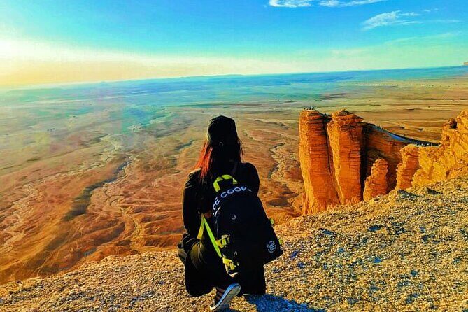 Edge of The World Riyadh with Camel Ride ,Bat Cave Visit & Dinner - Transportation, Timing, and Group Size