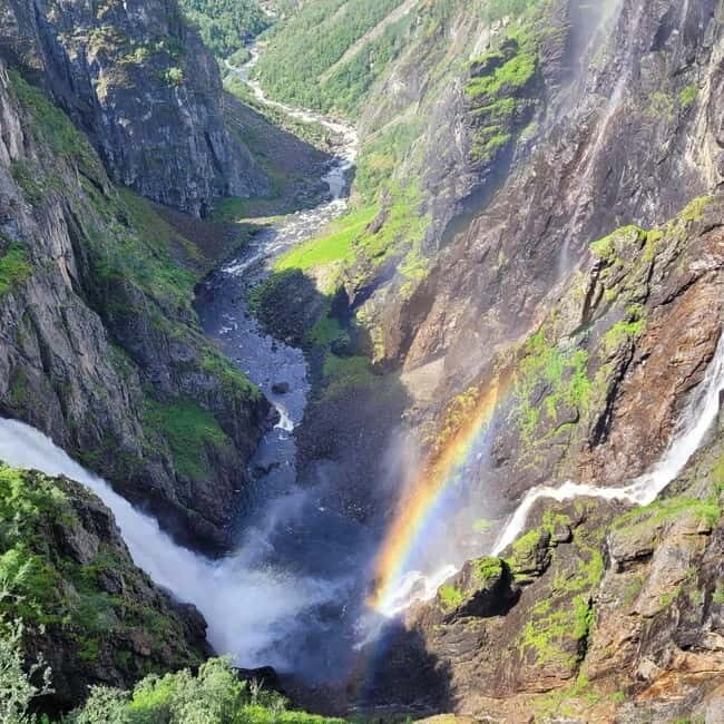 Eidfjord: Vøringsfossen Waterfall Roundtrip Transfer 2h - The Itinerary in Detail