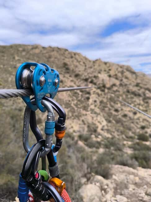 Elda: El Bolón via ferrata with zip line and abseiling - Practical Details and Tips