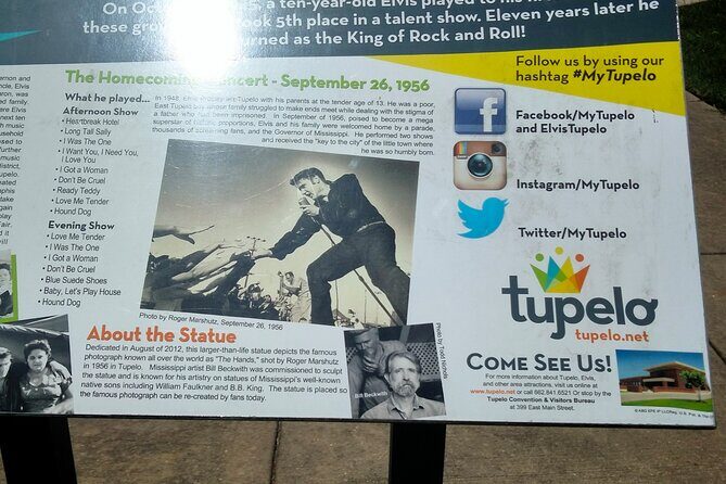 Elvis Presley Birthplace Park in Tupelo with Transport from Memphis - FAQ