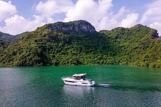 Enjoy a romantic sunset on Halong Bay with a Luxury Private Yacht - Overview of the Experience