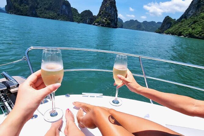 Enjoy a romantic sunset on Halong Bay with a Luxury Private Yacht - The Experience from a Traveler’s Perspective