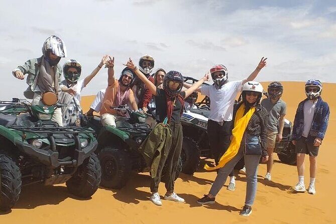 Enjoy Quad the bugy Merzouga Desert Erg Chebbi dunes sandbording sunset sunrise - Detailed Breakdown of the Itinerary