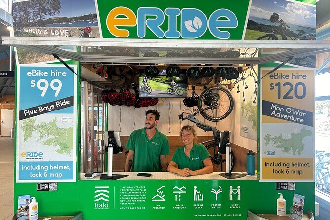 eRide Waiheke 5 bays ride - Why Choose the eRide Waiheke 5 Bays Ride?  