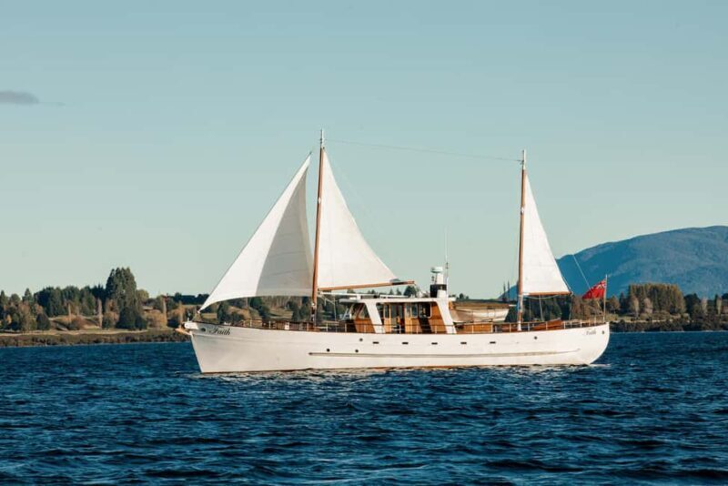 Evening Champagne Cruise on Historic 1935 Motor Yacht. - Key Points