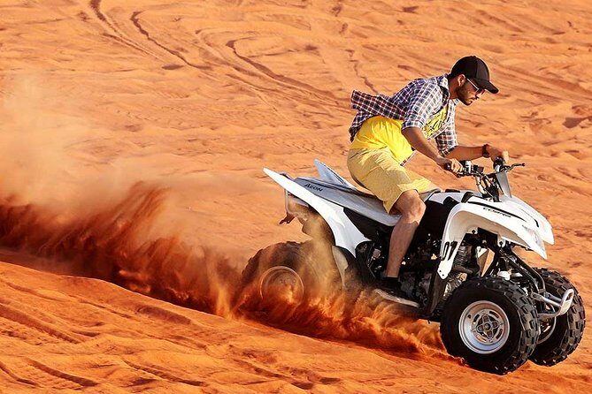 Evening Desert Adventure: Quad Biking, Sandboarding & Camel Ride - Key Points