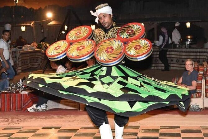 Evening Desert Safari Camel Ride Live Shows Shisha Dinner - FAQs