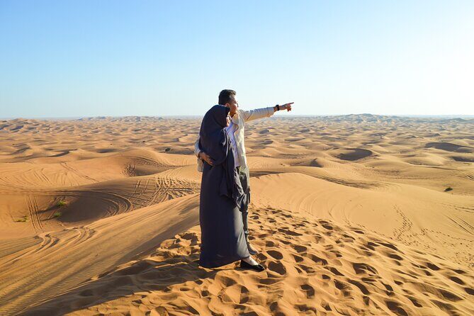 Evening Desert Safari with Quad Bike, BBQ Dinner and Camel Ride - Key Points