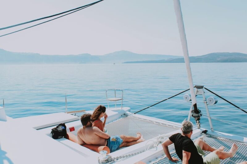 Exclusive Catamaran Sailing Adventure, BBQ & drinks on board - A Detailed Look at the Exclusive Catamaran Sailing Adventure in Santorini