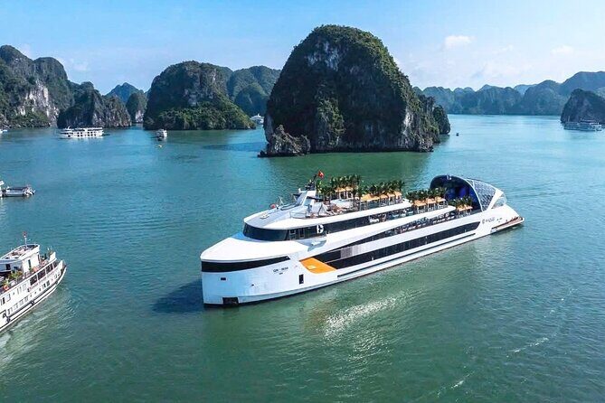 Exclusive Halong Bay Day Cruise from HanoiLargest Luxury Vessel - The Experience at a Glance