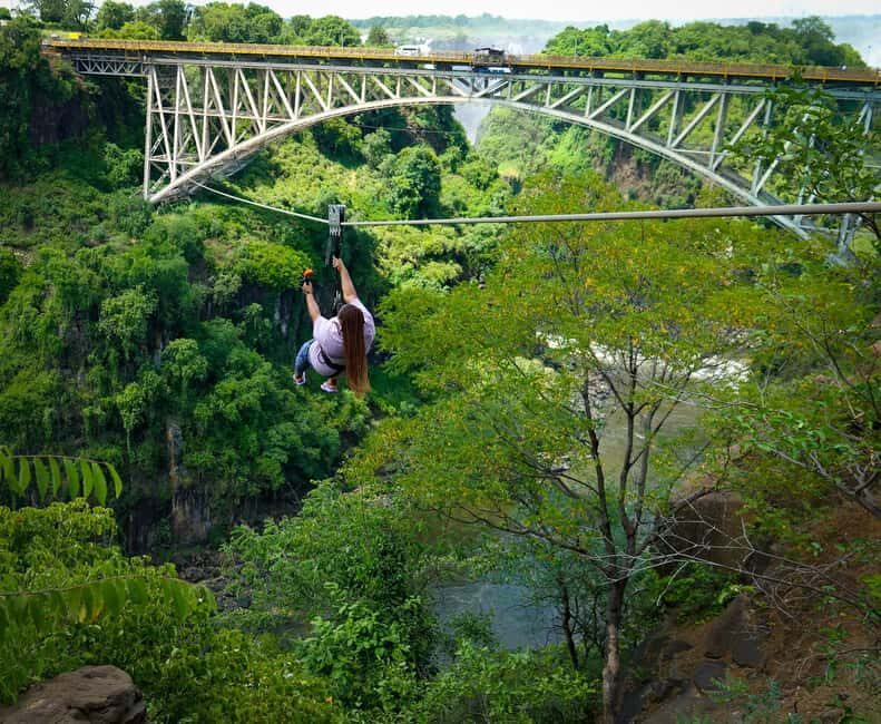 Experience Bungee, Swing & Slide from Victoria Falls Bridge - The Sum Up