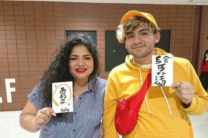 Experience Painting Tasteful Japanese Kanji in Tokyo - Key Points