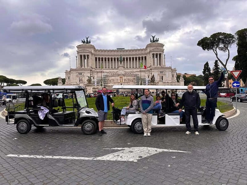 Experience Rome Private & Group Tour in Golf Cart 1.5 hour - A New Way to Explore Rome