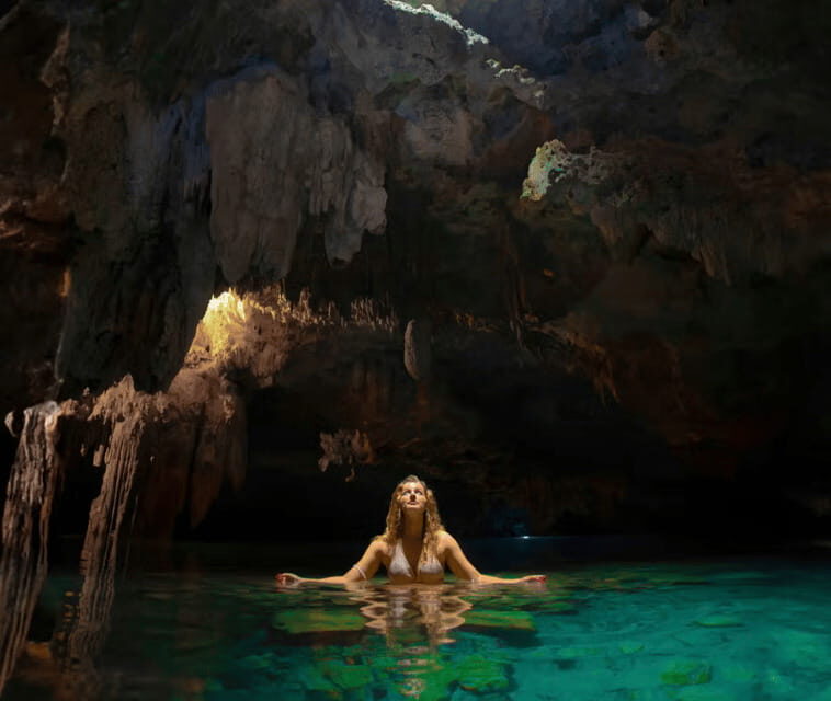 Explore and dive in a cenote and snorkel in Yal kú lagoon + Snaks - Key Points
