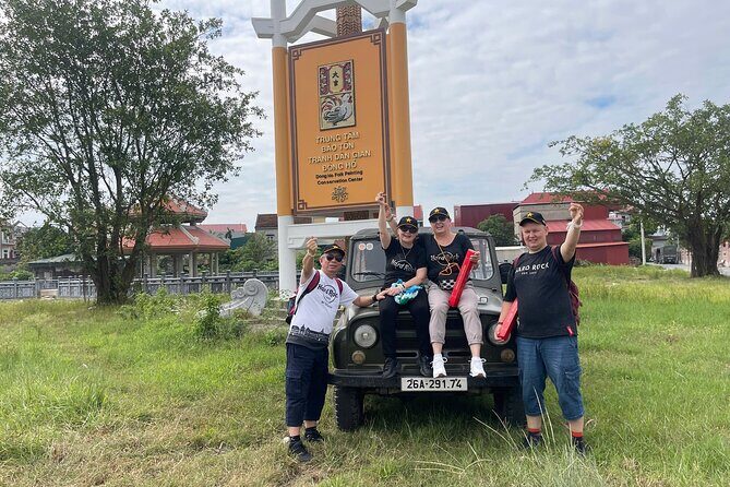 Explore Dong Ho's Folk Painting Heritage by Jeep Car - A Scenic Journey to Vietnam’s Folk Art Capital