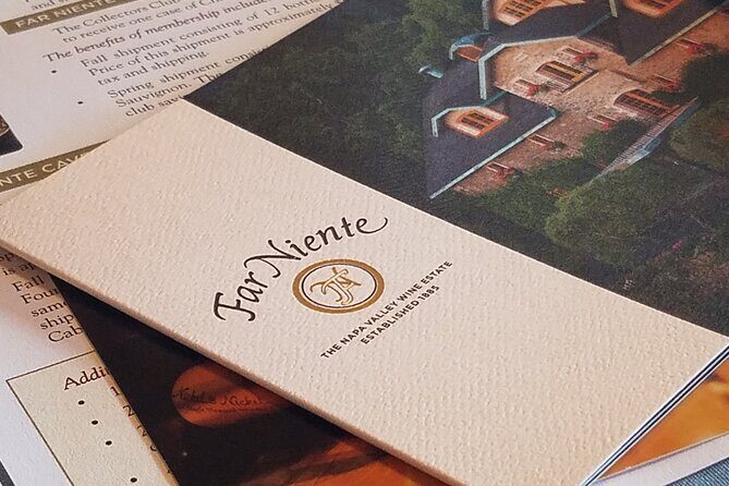 Explore Napa or Sonoma County Vineyards (Based on your reference) - 8 Hour Tour - What’s Not Included?