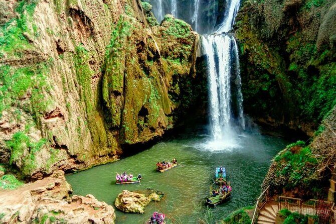 Explore Ouzoud waterfalls Marrakech Guided Hike & Boat Experience - Wildlife Encounters and Scenic Trails