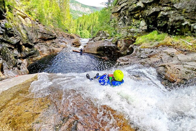 extreme-canyoning-with-waterfall-rappelling-near-geilo-in-norway