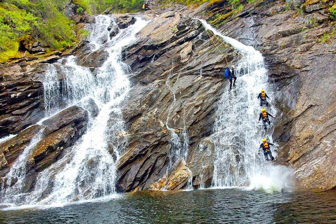 extreme-canyoning-with-waterfall-rappelling-near-geilo-in-norway