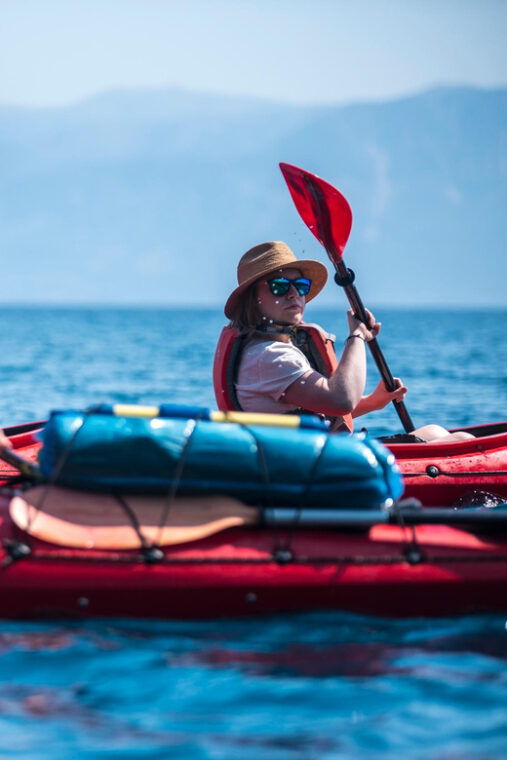 family-sea-kayak-at-meganisi-lefkada