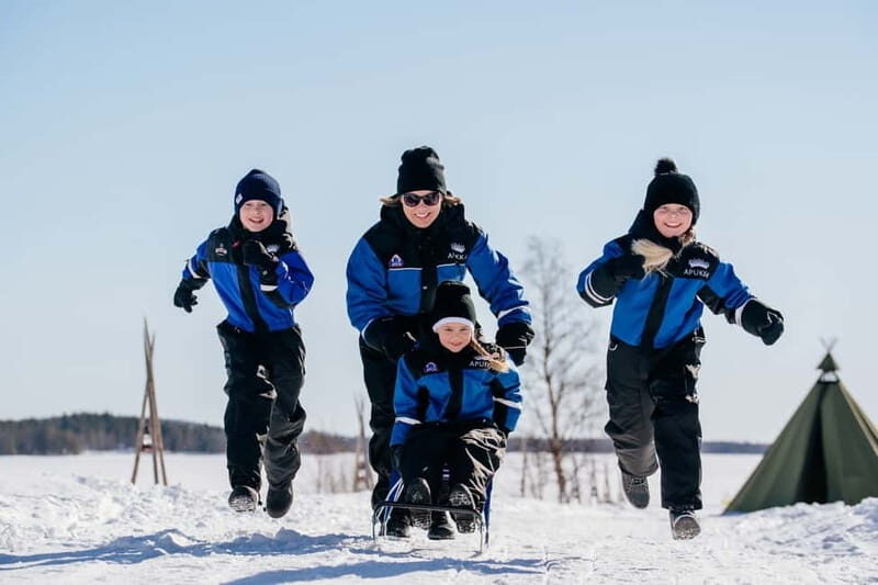 Family Snow Fun with Huskies, Reindeer, Mini Scooters, Lunch - Key Points  