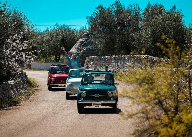 Fasano: Vintage Fiat 500 Drive and Stone Sculpting Class - A Closer Look at the Experience