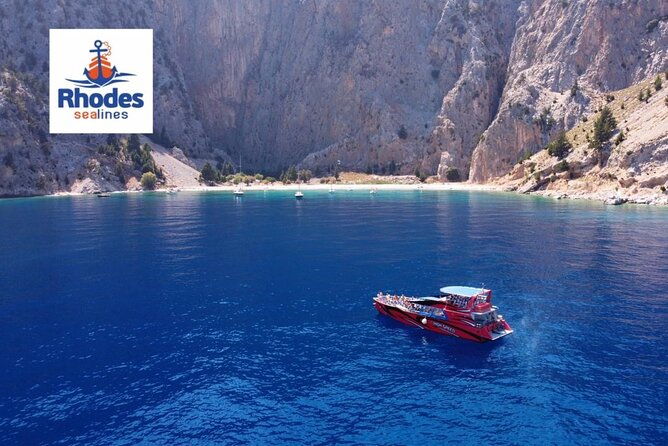 fast-boat-to-symi-with-a-swimming-stop-at-st-georges-bay-only-1hr-journey