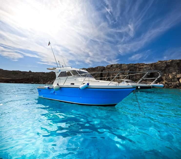 favignana: shared boat tour with lunch on board - The Included and Optional Extras