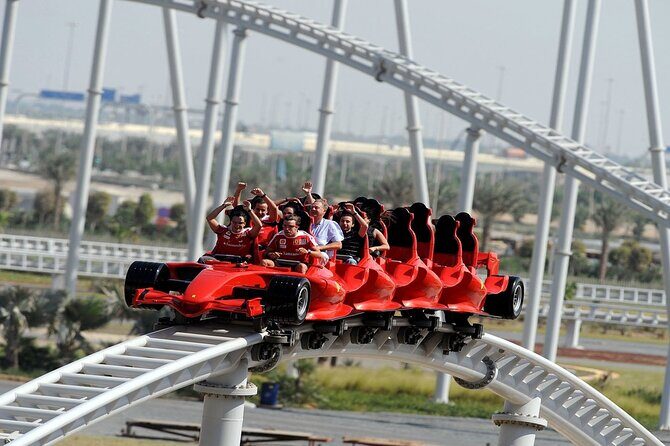 Ferrari world & Warner bros. parks with transfer from Dubai - Key Points  