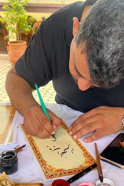 Fez: Arabic Calligraphy Workshop with Tea - Key Points