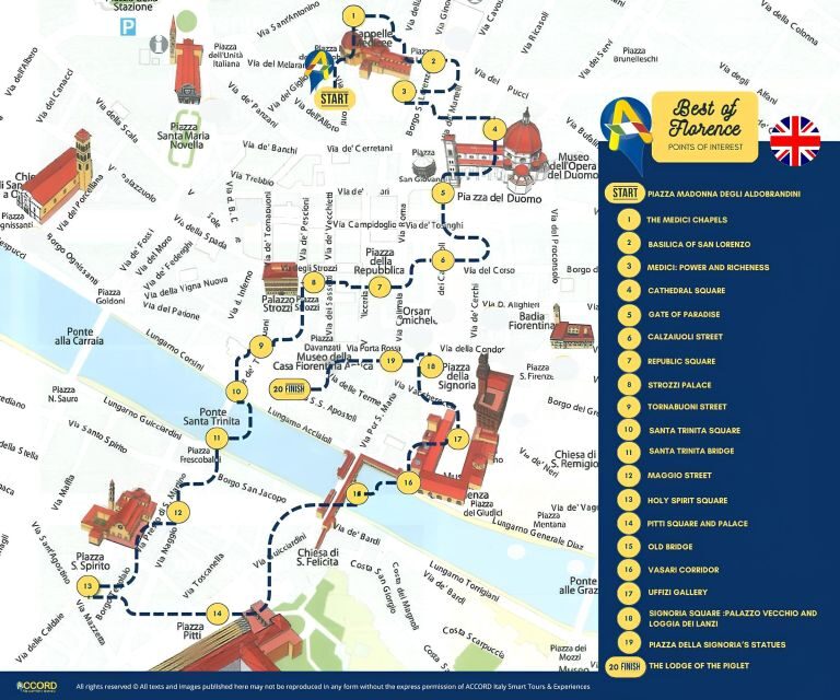 Florence: 2.5 hour Audio Guided Walking Tour led by Host - Practical Details and Considerations