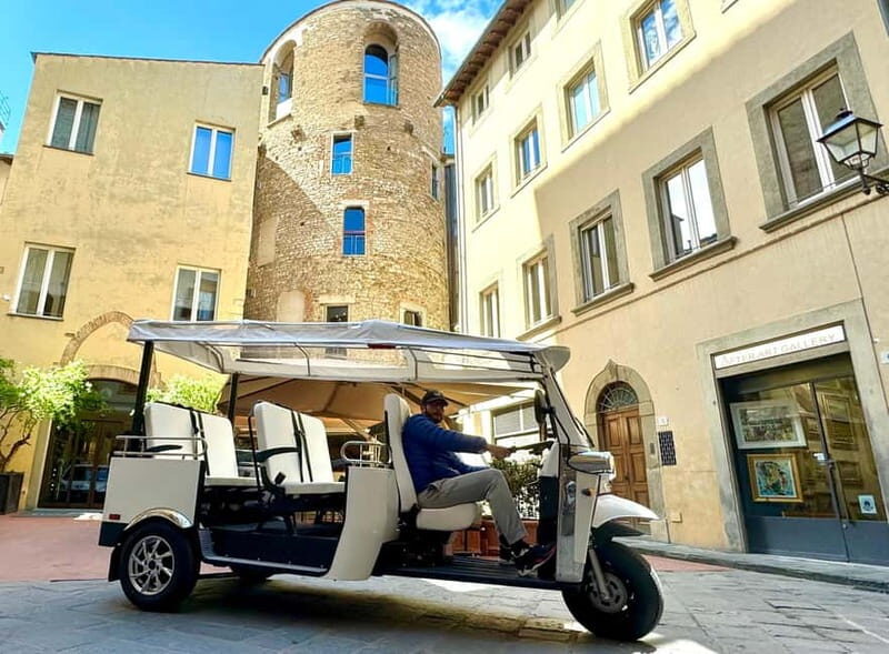 Florence: Eco Golf Car & e Tuk Tuk City Tour - Key Points