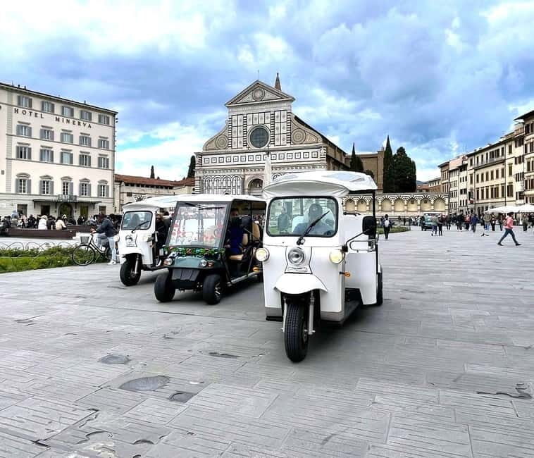 Florence: Eco Golf Car & e Tuk Tuk City Tour - Transport & Comfort