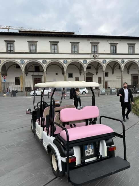 Florence Pink Tour: Private Golf Cart Tour - The route and stops