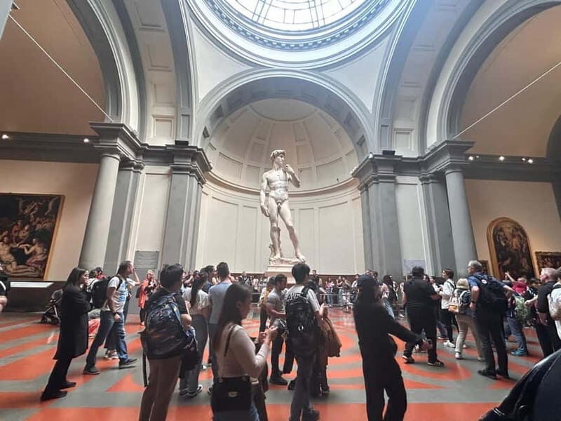 Florence:Accademia + David Entrance Ticket +Agudio Guide APP - FAQ